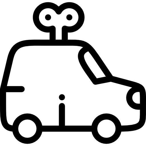 車のおもちゃ Detailed Rounded Lineal icon