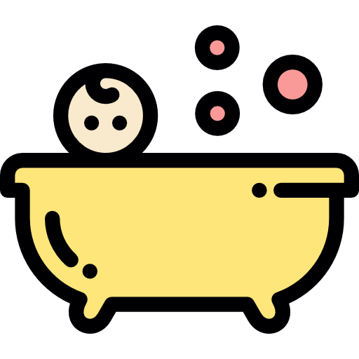 badewanne Detailed Rounded Lineal color icon