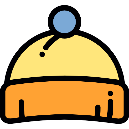 ビーニー帽 Detailed Rounded Lineal color icon