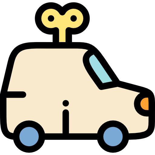 Автомобильная игрушка Detailed Rounded Lineal color иконка
