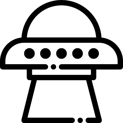Ufo Detailed Rounded Lineal icon