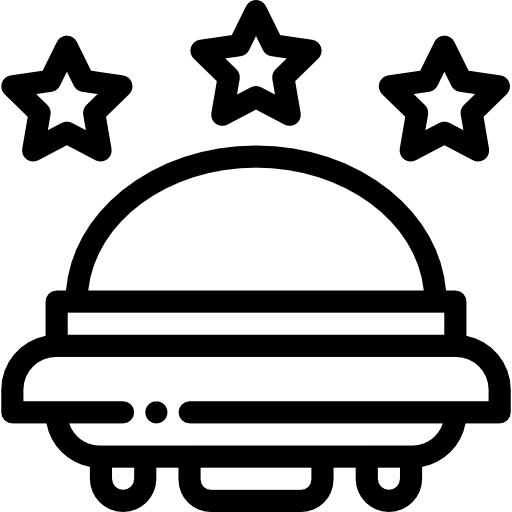ufo Detailed Rounded Lineal icon