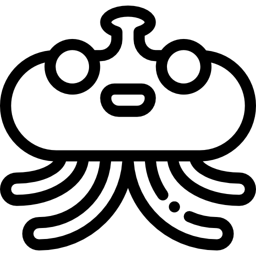 außerirdischer Detailed Rounded Lineal icon