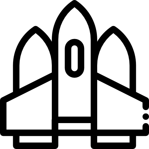 statek kosmiczny Detailed Rounded Lineal ikona