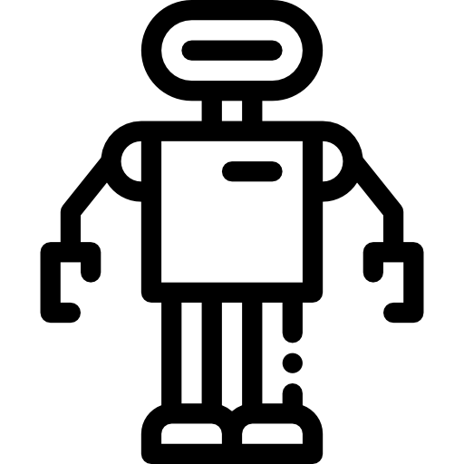 Robot Detailed Rounded Lineal icon