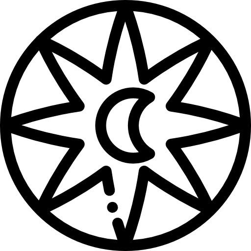 Астрология Detailed Rounded Lineal иконка