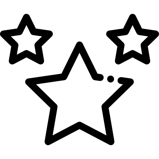 Stars Detailed Rounded Lineal icon
