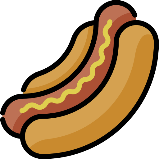 hot dog Special Lineal color ikona