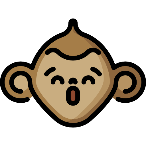 猿 Special Lineal color icon