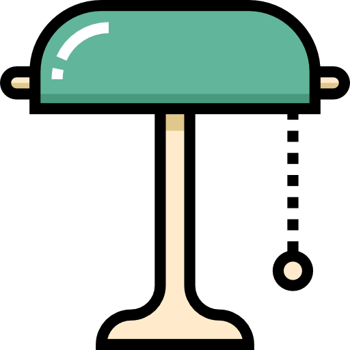 lámpara de escritorio Detailed Straight Lineal color icono