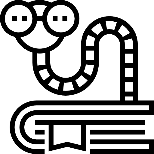 독서광 Detailed Straight Lineal icon