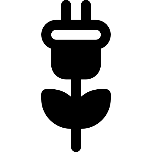 enchufe Basic Rounded Filled icono