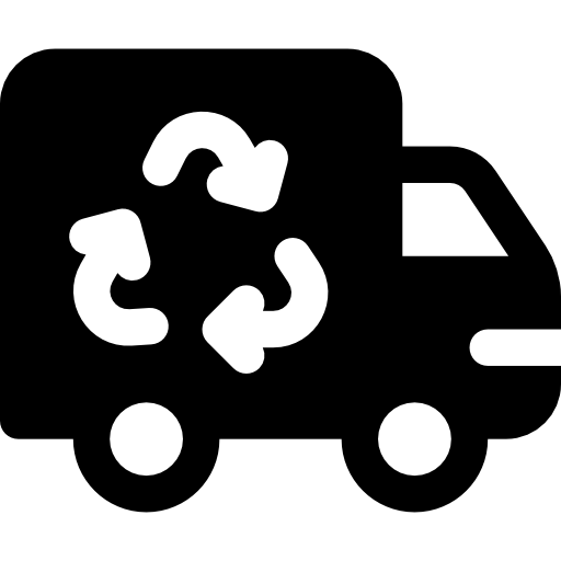 müllwagen Basic Rounded Filled icon