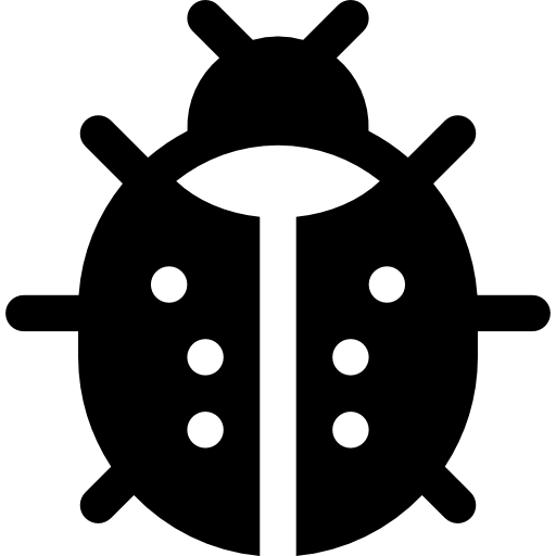 Ladybug Basic Rounded Filled icon