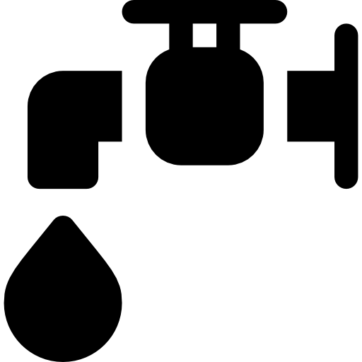 rubinetto dell'acqua Basic Rounded Filled icona