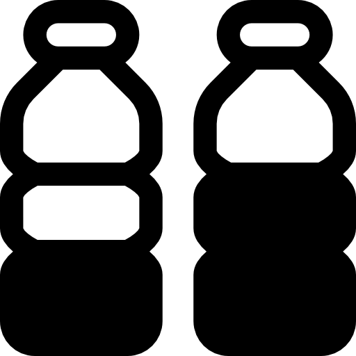 Бутылка с водой Basic Rounded Filled иконка