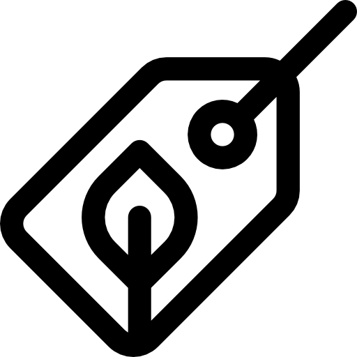 etiqueta Basic Rounded Lineal icono