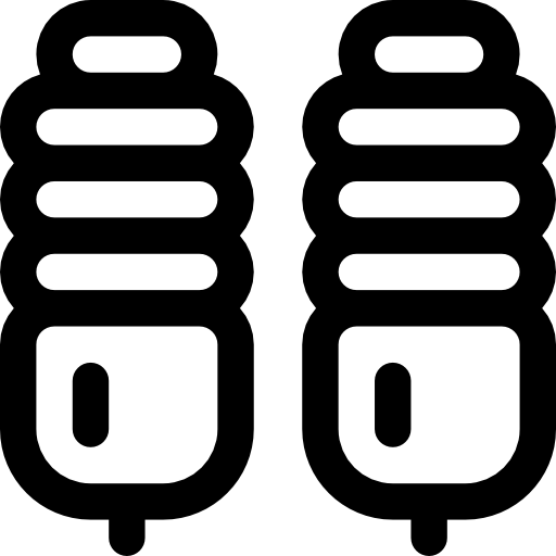ampoule écologique Basic Rounded Lineal Icône