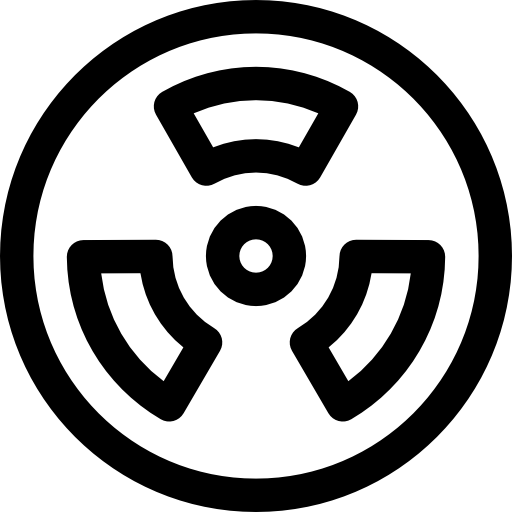 放射線 Basic Rounded Lineal icon