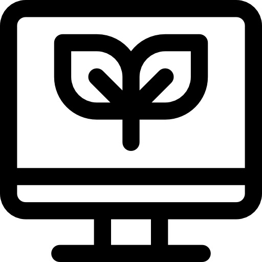 コンピューター Basic Rounded Lineal icon