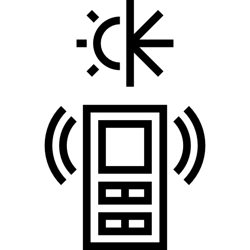 afstandsbediening Detailed Straight Lineal icoon