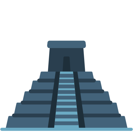 maya piramide Victoruler Flat icoon