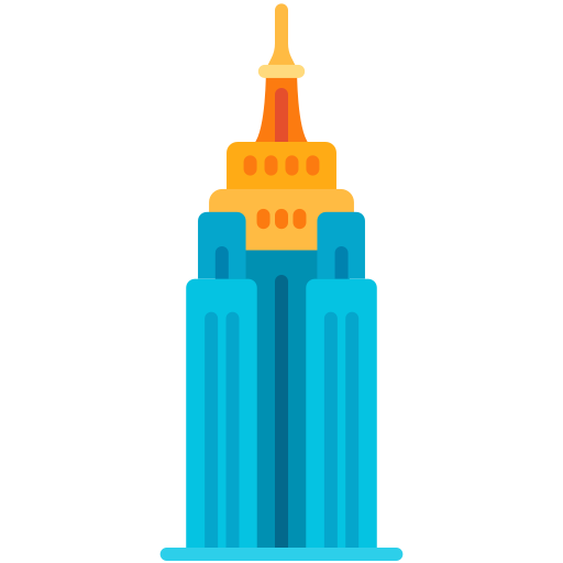 empire state building Victoruler Flat icon