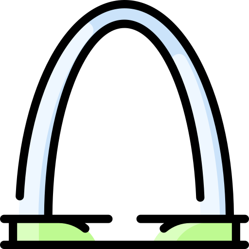 arco de la entrada Vitaliy Gorbachev Lineal Color icono