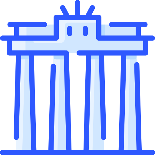ブランデンブルク門 Vitaliy Gorbachev Blue icon