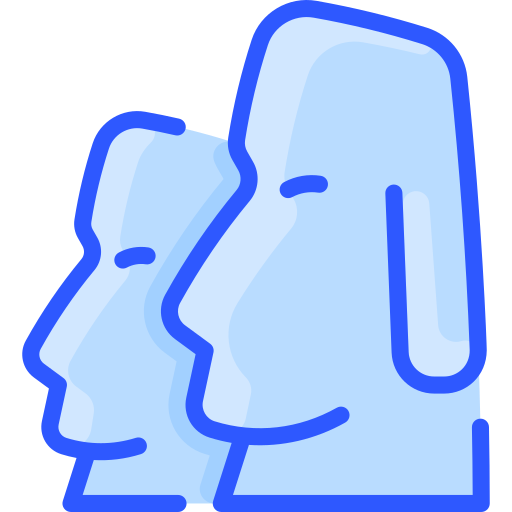 moai Vitaliy Gorbachev Blue Icône