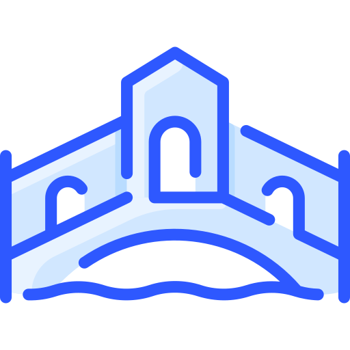 puente de rialto Vitaliy Gorbachev Blue icono