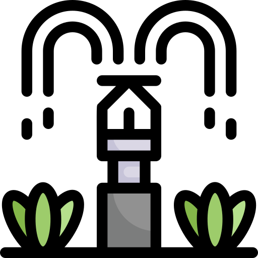 살수 분무기 Generic Outline Color icon