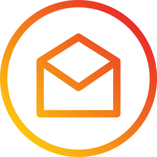 Open mail Generic Gradient icon