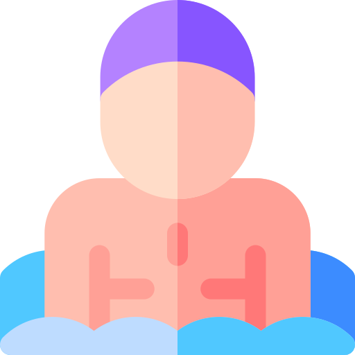 zwemmer Basic Rounded Flat icoon