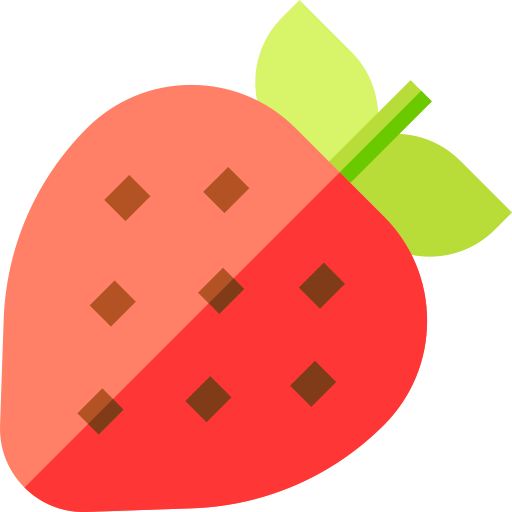 딸기 Basic Straight Flat icon