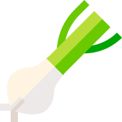 Зеленый лук Basic Straight Flat иконка