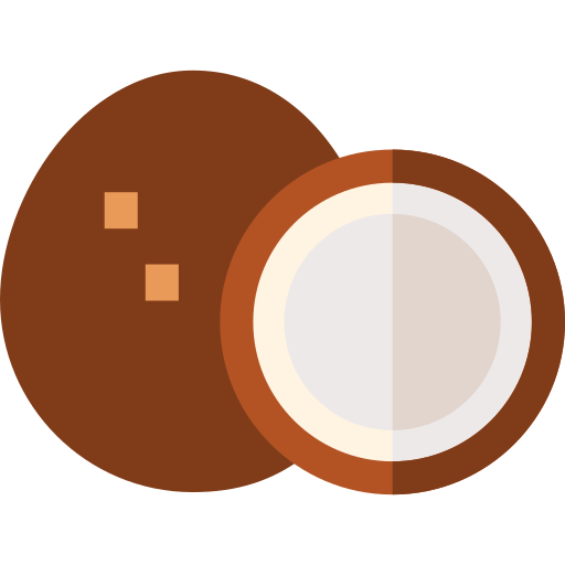 kokosnuss Basic Straight Flat icon