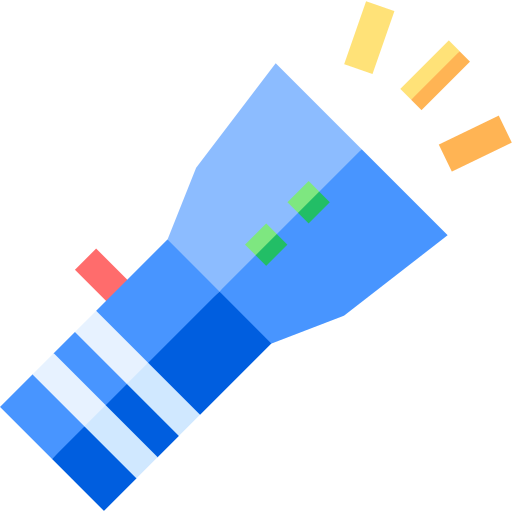 linterna Basic Straight Flat icono