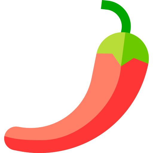 chile Basic Straight Flat icono
