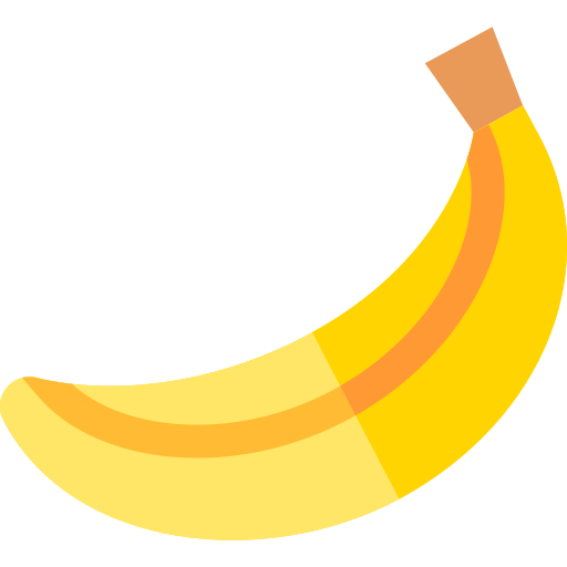 banana Basic Straight Flat icona