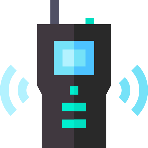 walkie talkie Basic Straight Flat icono