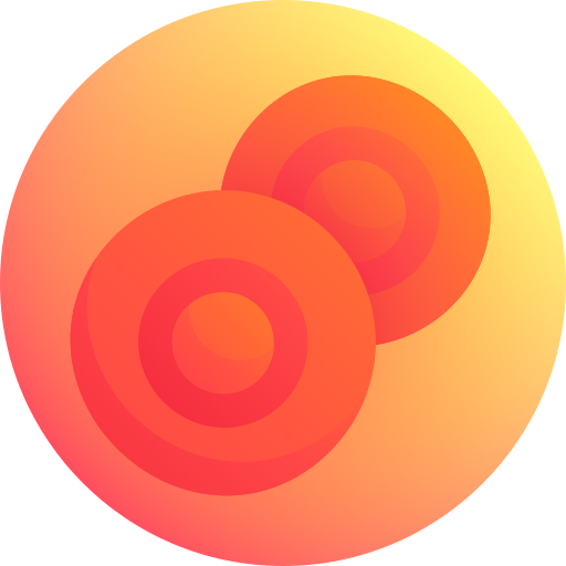 Blood cells Gradient Galaxy Gradient icon