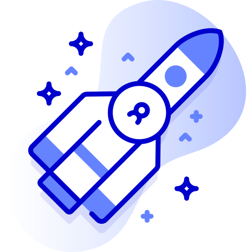 Rocket launch Special Ungravity Lineal icon