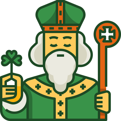 St patrick Generic Outline Color icon