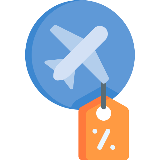 Cheap flight Special Flat icon