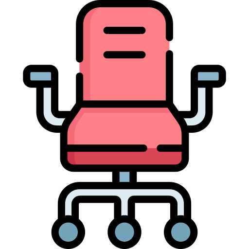 Office chair Special Lineal color icon