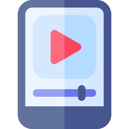 Видео-плеер Basic Rounded Flat иконка