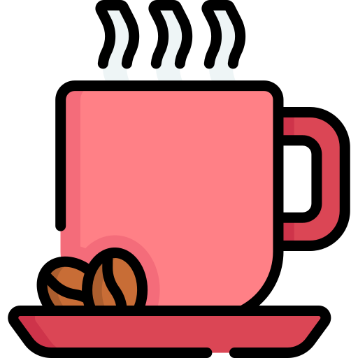 커피 Special Lineal color icon