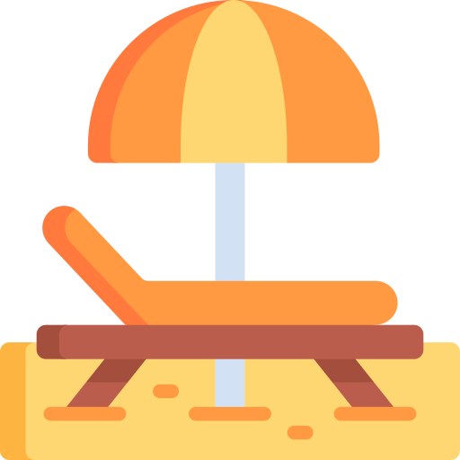 Beach chair Special Flat icon
