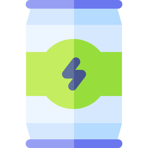 bebida energética Basic Rounded Flat icono